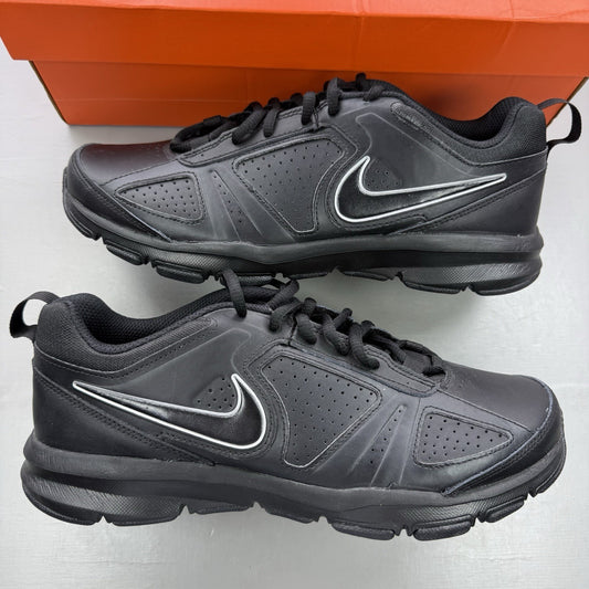 Nike T-Lite XI Black Metallic Silver Size 7.5 616544-007