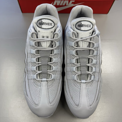 Nike Air Max 95 trainers grey with big bubble design and signature logo.