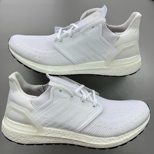 adidas Ultraboost 20 Triple White UK 12 EF1042