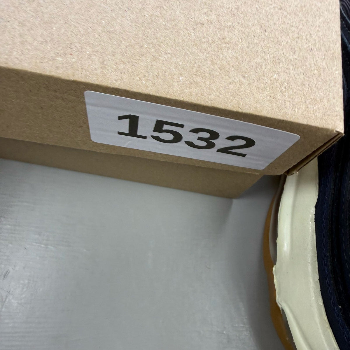 Nike Air Max 97 trainers blue with obsidian navy accents and signature swoosh logo.