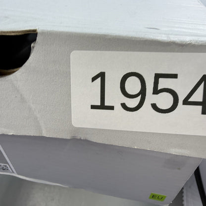 Nike Air Force 1 Low trainers white with black swoosh logo and leather upper.