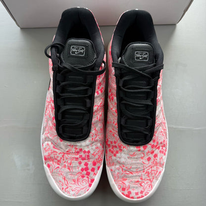 Nike Air Max Plus TN pink with floral pattern inspired by Augusta Azaleas.