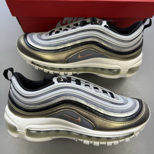 Nike Air Max 97 SE Metallic Silver Bronze Size 5.5 AV3181-001