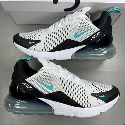 Nike deck shoes white with black accents and logo, featuring a sleek design.