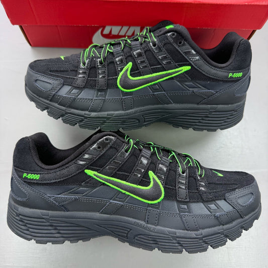 Nike P-6000 PRM Black Green Strike UK 8 IF0668-003