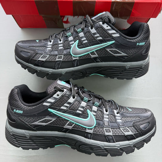 Nike P-6000 Black Hyper Turquoise UK 9 IR1477-010