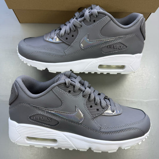 Nike Air Max 90 LTR Kids Gunsmoke Grey UK 5 833376-012