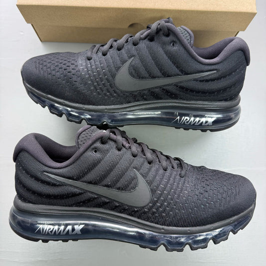 Nike Air Max 2017 Triple Black UK 9 849559-004
