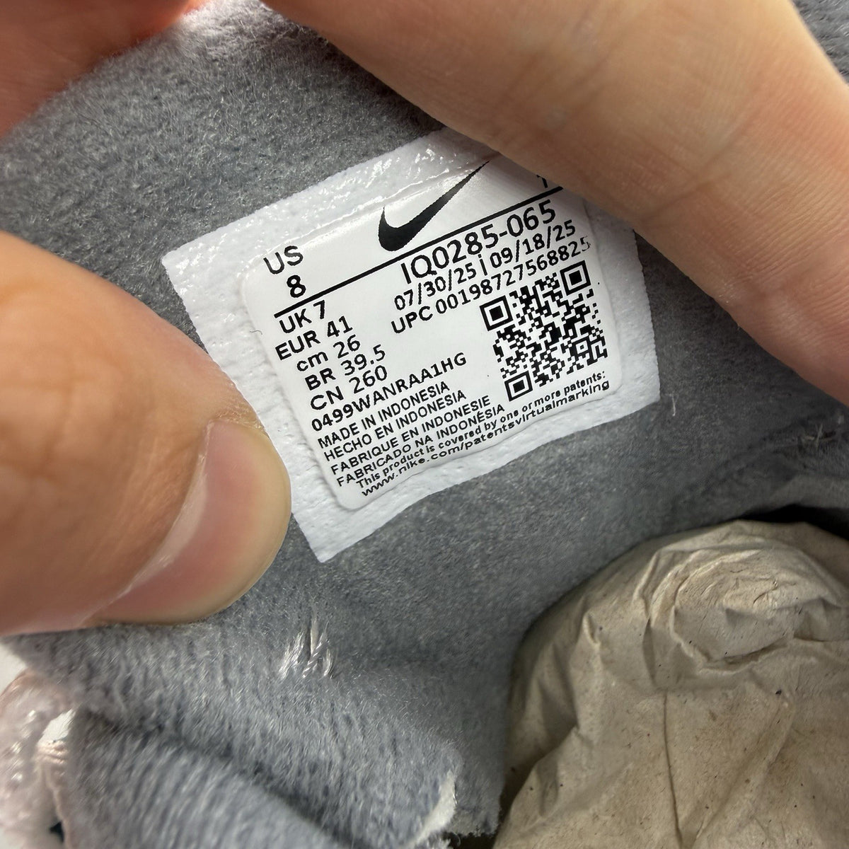Nike Air Max 95 OG trainers grey with teal accents and big bubble sole.
