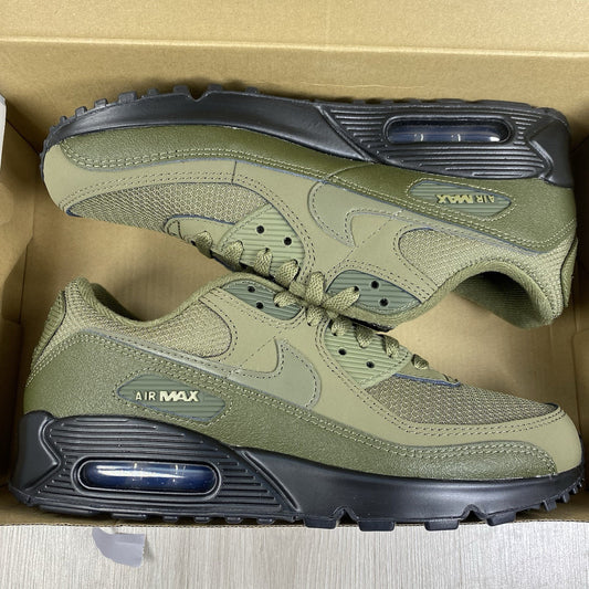 Nike Air Max 90 Trainers Swoosh Medium Olive Size UK7.5 HQ3828-2000