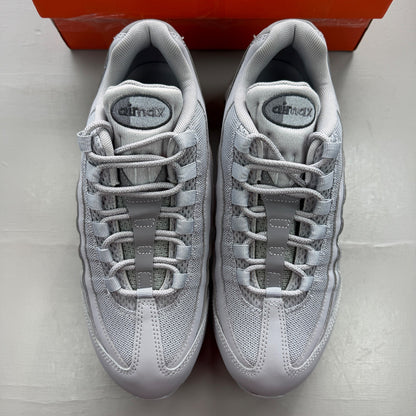 Nike grey deck shoes with big bubble sole and classic logo detail.