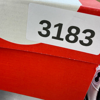 Nike trainers white with black and platinum grey accents, featuring iconic swoosh logo.
