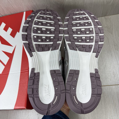Nike P-6000 trainers grey with platinum violet accents and mesh upper details.