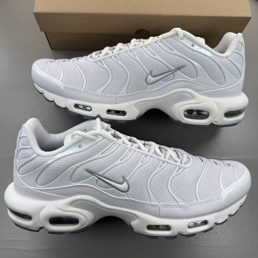 Nike Air Max Plus TN Triple White Size 10.5 604133-139