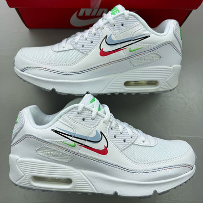 Nike Air Max 90 GS Multi Swoosh UK 5 DN3730-100