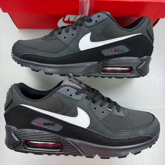 Nike Air Max 90 Black Red Anthracite UK 9 II6423-002
