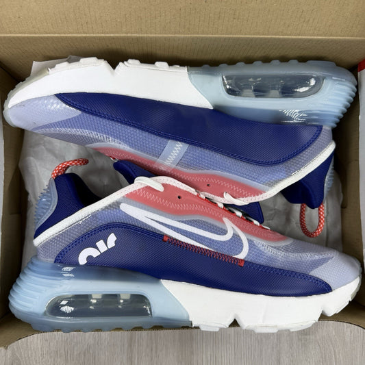 Nike Air Max 2090 USA White Red Blue Size 9 CT1091-101