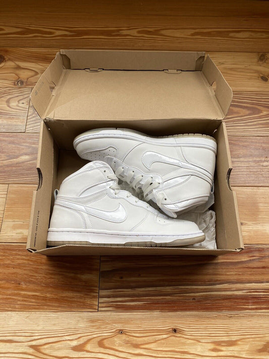 Nike Big Nike High Men’s Trainers White UK7 US8 EU41 2010 336608-108 DS RARE NEW